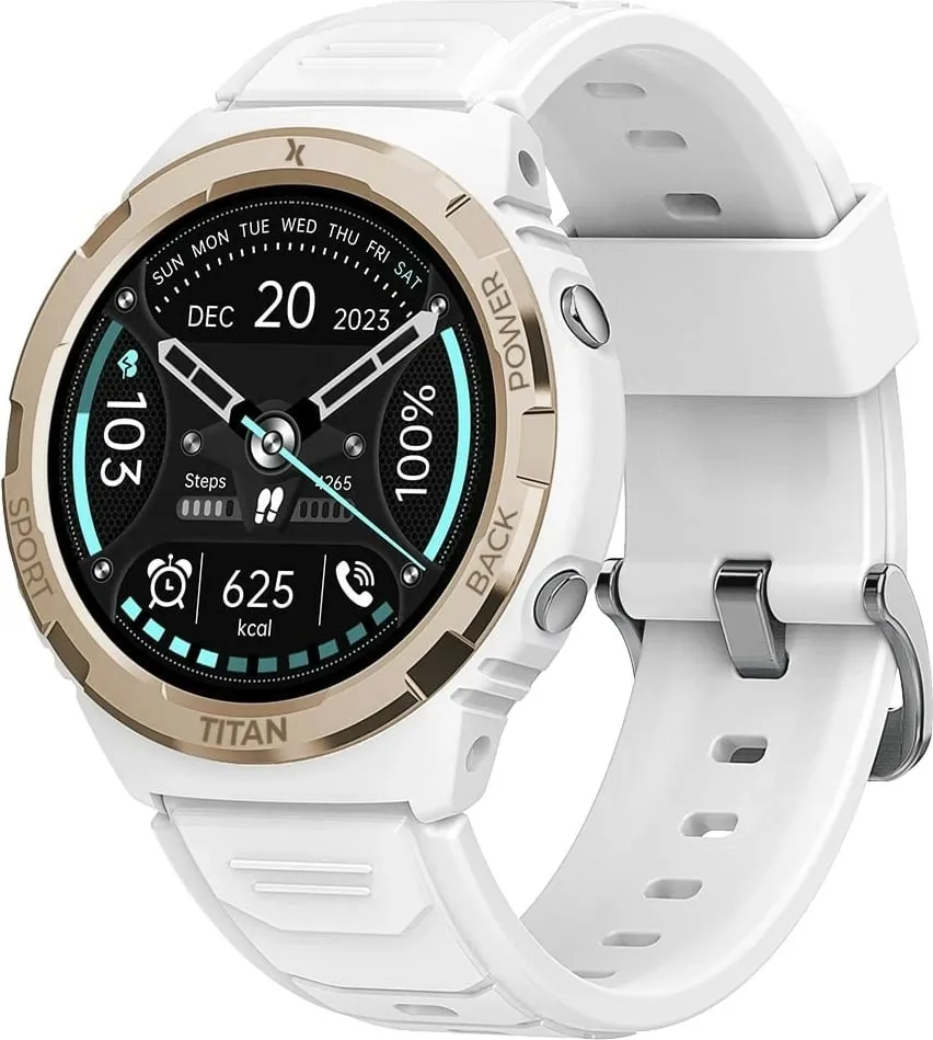 Ora inteligjente Maxcom FW100 Valkiria, 1.3" AMOLED, IP69, e bardhë - 5