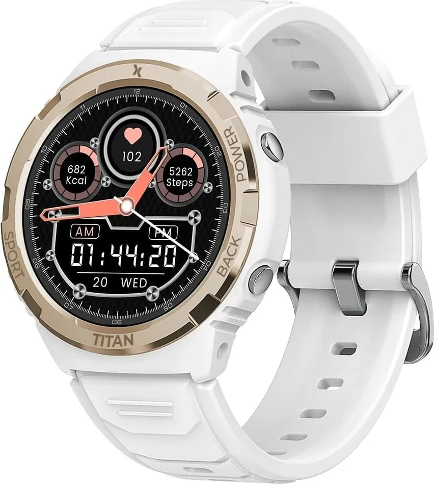 Ora inteligjente Maxcom FW100 Valkiria, 1.3" AMOLED, IP69, e bardhë - 7