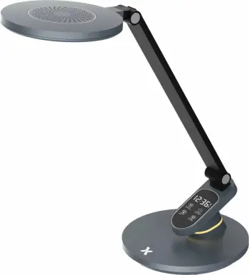 Lampë tavoline Maxcom MAXCOMML5100GR, LED, me timer, gri