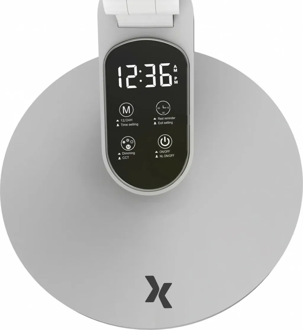Lampë tavoline Maxcom MAXCOMML5100WH, LED, me timer, e bardhë - 4