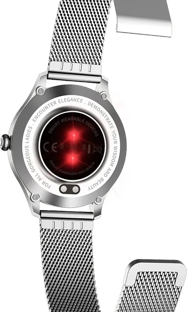 Orë smart për femra Maxcom Fit FW42, e argjendtë - 7
