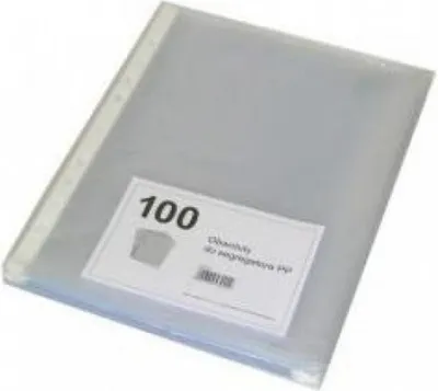 Mbështjellës dokumentesh Herlitz Sleeve A5, set 100 copë, transparent - 1