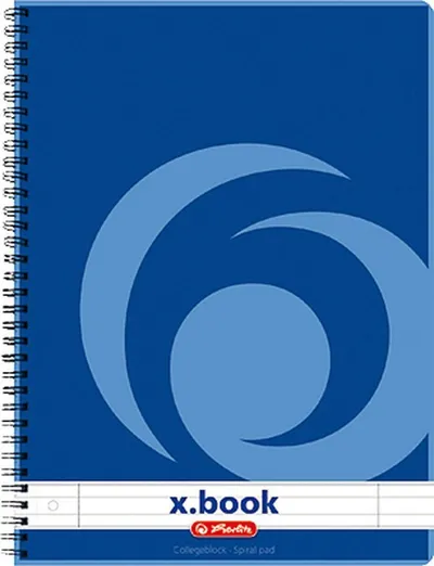 Fletore A4 Herlitz, 80 fletë, e kaltër - 1