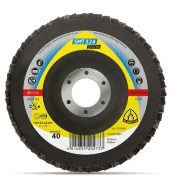 Rrotë përpunuese KLINGSPOR 125mm SMT324 EXTRA, zhavor 40 - 321510