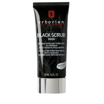 Maskë për fytyrë Erborian Black Scrub Mask Exfoliating Purifying Mask, 50 ml