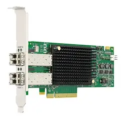 Kartelë Rrjeti Broadcom Emulex LPe32000 Series G6 Network Card – Dual-Port 32Gb Fibre Channel Adapter, SFP+, Model LPE32002-AP