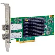 Hostbus-Adapter Broadcom Emulex LPE36002-M64, PCIe 4.0 x8, 64Gb Fibre, i gjelbër