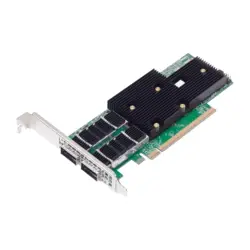 Kartelë rrjeti Broadcom P2200G, 2x200GbE, PCIe5 x16, QSFP112