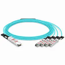 Kabllo për SSD/HDD Broadcom LSI 40GbE QSFP+ to 4× 10GbE SFP+ Breakout AOC – 3m by Avago