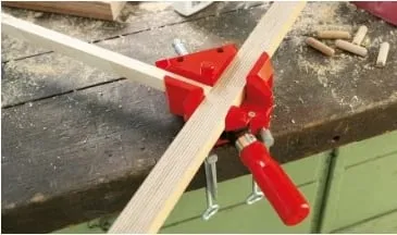 Kapëse këndi Bessey WS3, metalike, e kuqe - 3