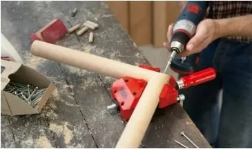 Kapëse këndi Bessey WS3, metalike, e kuqe - 4