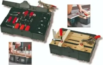 Set veglash Bessey Schnellspanner-Systainer STC-S-MFT, kuti plastike, ngjyrë e zezë