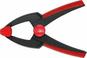 Kapëse me sustë Bessey Clippix, 25x30mm, plastike, e kuqe