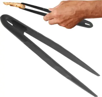 Pincetë spatulë BLACKLINE, 29 cm, termoplastik PBT, e zezë