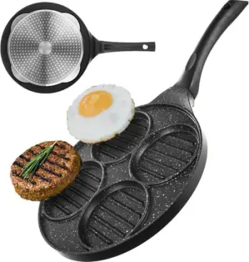 Tigan për hamburgerë Orion GRANDE, 26.5 cm, sipërfaqe jo ngjitëse, i zi