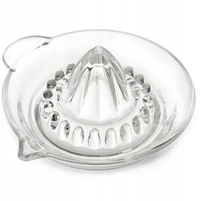 Shtypëse agrumesh Orion, diametër 12.5 cm, qelq transparente - 2