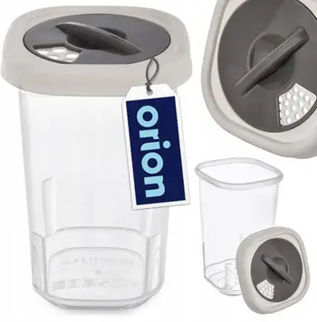 Enë për erëza pa markë, 320 ml, sitë e integruar, transparente
