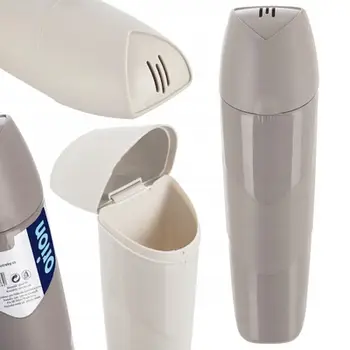 Kuti universale organizuese plastike, për furça dhëmbësh dhe kozmetikë, gri