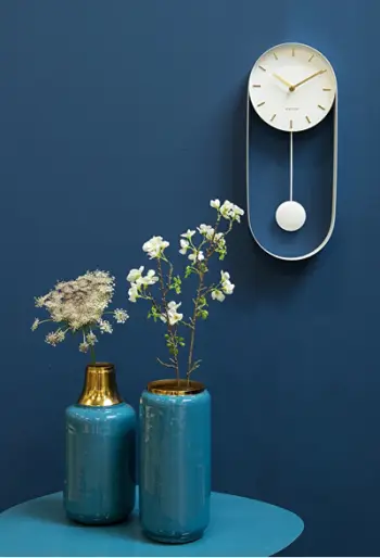 Orë muri Karlsson Pendulum Charm KA5822WH, e bardhë