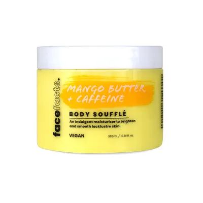 Face Facts Mango Butter + Caffeine Body Souffle Moisturiser - 300g - 1