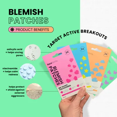 Face Facts Blemish Patches - Blue Clouds - 3