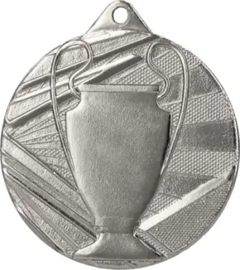 Medalje e argjendtë Triumph, me kupë, 5 cm / 2 mm