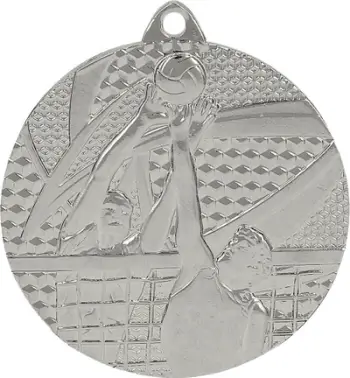 Medalje volejbolli e argjendtë Triumph, 5 cm