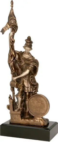 Statujë Tryumf St. Florian, 34cm, e kaftë
