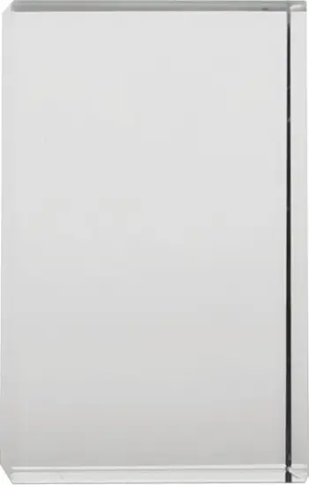 Trofe xhami Triumph Cuboid (KR5080), i bardhë