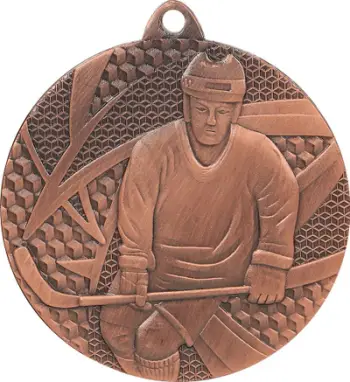 Medalje e bronztë hokeji Triumph, 50 mm, e kaftë