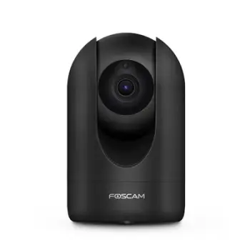 Kamerë sigurie Foscam R4M-B, 4 MP, 2560 x 1440, me mikrofon të integruar, me detektim të lëvizjes, e zezë