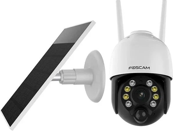 Kamerë IP FOSCAM B4, wireless, me panel diellor, e bardhë - 3
