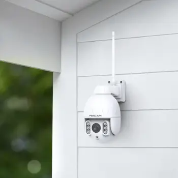 Kamerë IP Foscam SD4-W, dome, wireless, 4x zoom, e bardhë