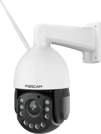 Kamerë sigurie Foscam SD4H, WiFi, Pan & Tilt, outdoor, e zezë