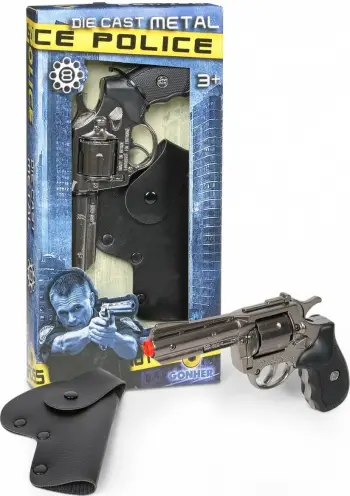 Lodër revolver metalik policor Gonher 239880, me këllëf