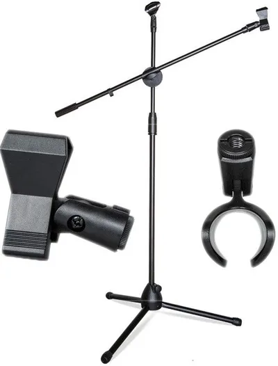 Tripod për mikrofon + 2 mbajtëse FALAS (SM803) - 1