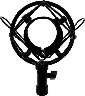 Shportë profesionale Mozos kundër dridhjeve për mikrofon, 48-54 mm, e zezë