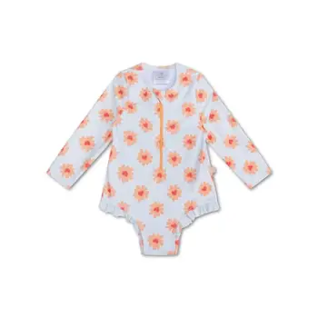 Swimsuit | Floral Love | shumëngjyrëshe për vajza me mëngë të gjata 98/104