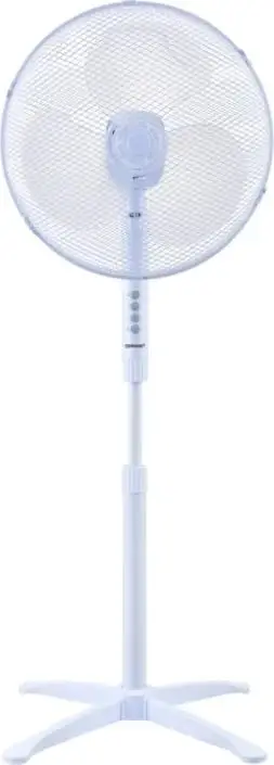 Ventilator në këmbë Prime3 SSF41, 40cm, 3 shpejtësi, i bardhë