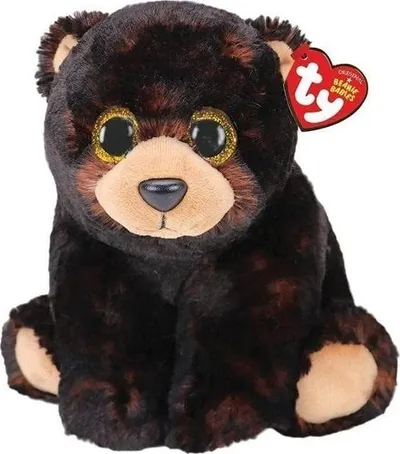 Lodër pelushi ty Beanie Buddy Kodi Bear, 24cm, kafe - 1