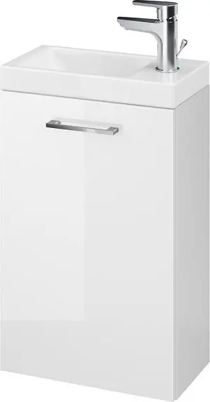 Set lavaman dhe dollap Lara Como 39.2 cm (S801-187), i bardhë