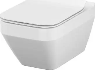 Guacë Cersanit CREA rectangular, e bardhë