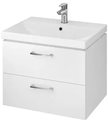 Lavaman me dollap Cersanit Lara City, 59.4 cm, i bardhë