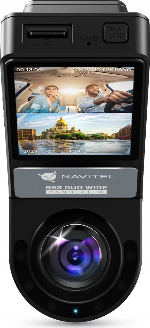 Kamerë për veturë Navitel RS3 Duo Wide - 3