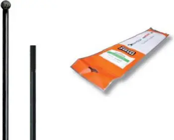 Set boshte CnSpoke, 256mm, 72 copë, të zeza