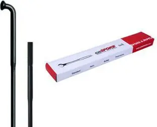 Set boshte për për biçikletë Cn Spoke DB454, 272 mm, 144 copë, të zeza