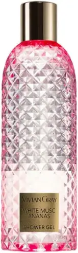 Xhel dushi për femra Vivian Gray White Musk & Pineapple, 300 ml