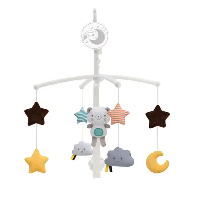 Lodër shtrati për bebe Cangaroo Dreamy, e hirtë - 1