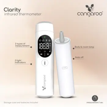 Termometër infra të kuq Cangaroo Clarity, i bardhë