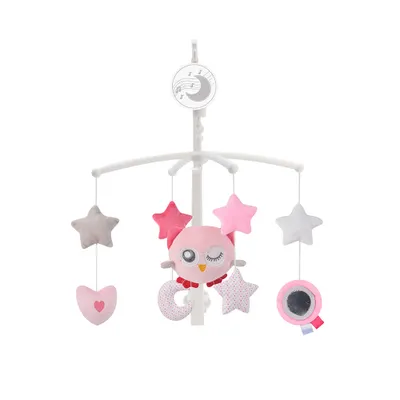 Lodër shtrati për bebe Cangaroo Dreamy, rozë - 1